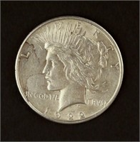 1922 "S" Peace Liberty $1 Silver Coin