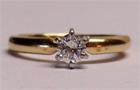 14k Gold & Platinum Ladie's Diamond Ring