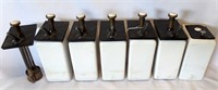 Vintage Porcelain Soda Fountain Syrup Dispensers