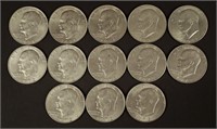 13 - 1974 Eisenhower $1 Ike Coins
