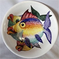 Rubino's Art Villiage Italian Pottery Fish Bowl