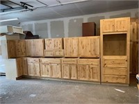 Woodland Birch Kitchen Cabinet Set 13 pc