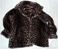 Pair of Ladie's Winter Faux Fur Coats