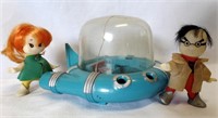 1967 Swedlin Mini Martians & Space Ship Toys
