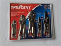 Crescent 5 Piece Locking Plier Set