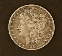 1886 Morgan Silver $1 Coin