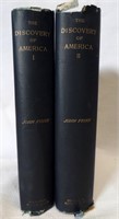 The Discovery of America 1892 John Fiske 2 Volumes
