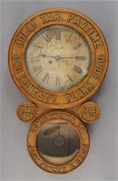 Antique Jolly Tar Pastime Advertising Wall Clock