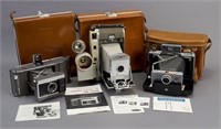 3 Vintage Various Series of Polaroid Land Cameras