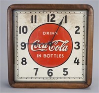 Vintage Coca - Cola Electric Wall Clock