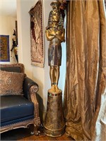 Egyptian Pharaoh Statue Torch Lamp
