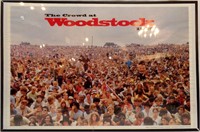 The Crowd at Woodstock 1969 Shelly Rusten Poster