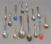 Assorted State Collectible Spoons - Hawaii - Maine