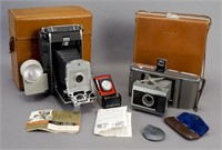2 Vintage Polaroid Cameras