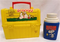 1968 Snoopy School Lunchbox & Thermos