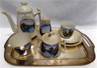 Antique Offendorf  Germany China Coffee Service