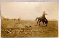 11 RPPC Rodeo Postcards 1913 Toppenish Round Up Wa