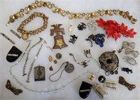 Vintage Antique Gold Filled & Sterling Jewelry Lot