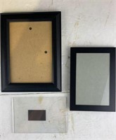 Lot of three picture frames