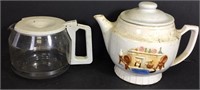 Vintage Tea Pot and Extra Coffee Pot