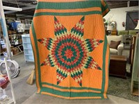 ORANGE/GREEN QUILT