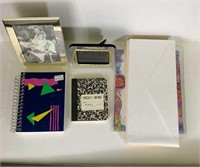 2 Mini Notebooks, 2 Picture Frames, and Envelopes