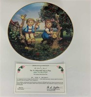 M.J. Hummel "Apple Tree Boy & Girl" Plate