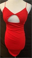 NEW Just Quella Red  Bodycon Party dress