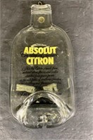 Flat Absolute Citron Glass serving Dish