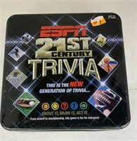 ESPN 21st Century Trivia Game in Tin