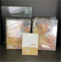 5 Clear Plastic Picture Frames