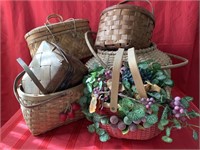 9 decorative baskets