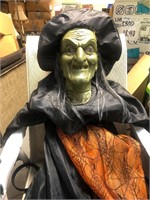 5' tall witch halloween decoration