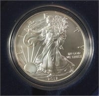2012-W Uncirculated Silver American Eagle (w/Box )