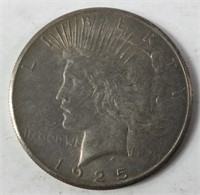 1925-P Peace Silver Dollar Coin
