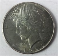 1925-P Peace Silver Dollar Coin
