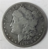 1896 P Morgan Silver Dollar Coin
