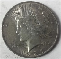 1923 P Peace Dollar Silver Coin