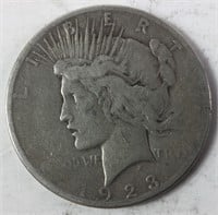 1923 S Peace Dollar Silver Coin