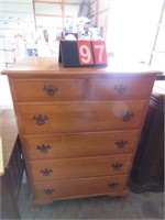 CHEST OF DRAWERS - KING, 34 1/2 X20 1/4 X 48