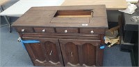 SEWING CABINET, NO SEWING MACHINE