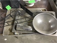 Assorted kitchen pans