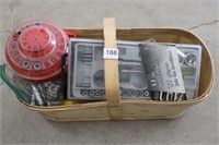 BASKET OF ASSORTED TOOLS