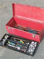 Gray Toolbox With Contents