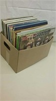 Box Lot Of Various Records Including Country &