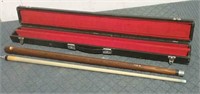 Dufferin 17oz 2-Pc. Pool Cue With Case