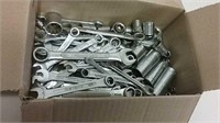 Box Of Wrenches & Sockets