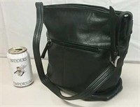 Giani Bernini Black Leather Shoulder Bag