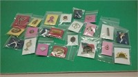 22 Collectible Pins Including US National Guard