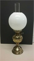 Duplex Brass Oil Lamp Made In England Appears